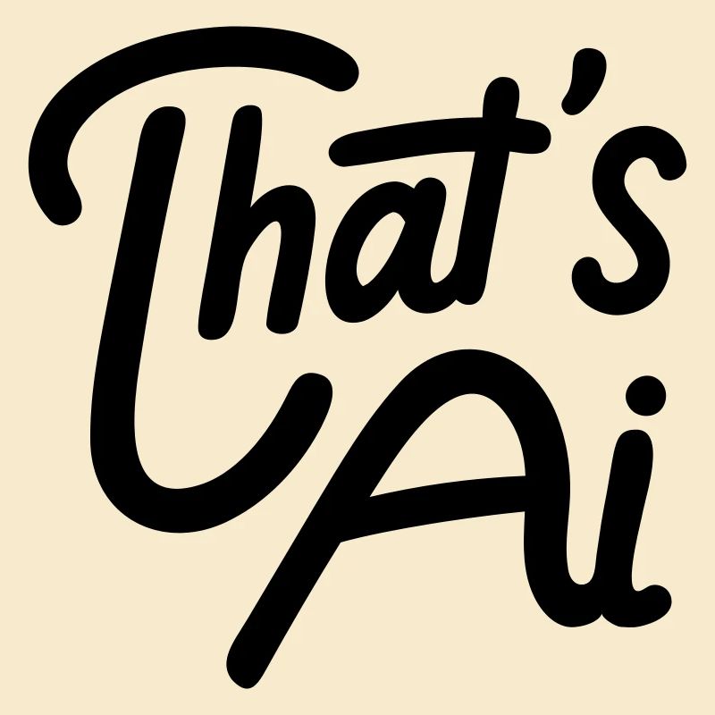 That's AI Handwritten Typography