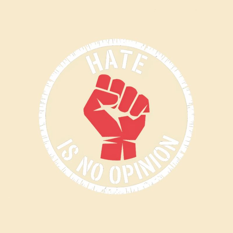 Hate is no Opinion - Antifa Merch