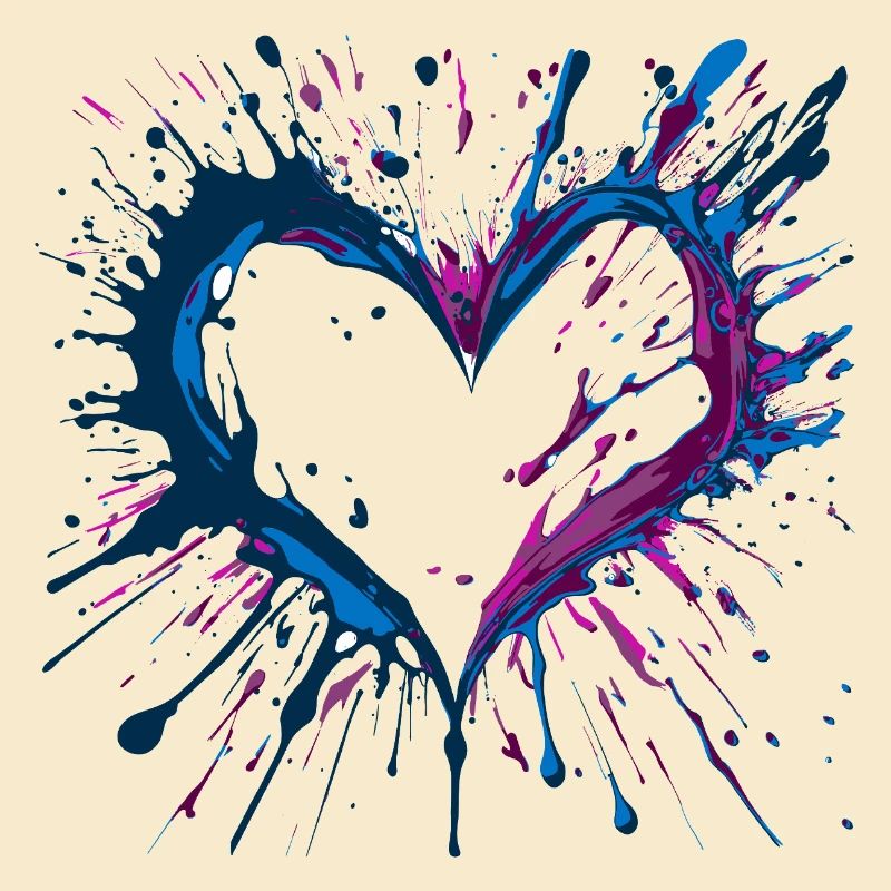 Key West inspired Heart dark