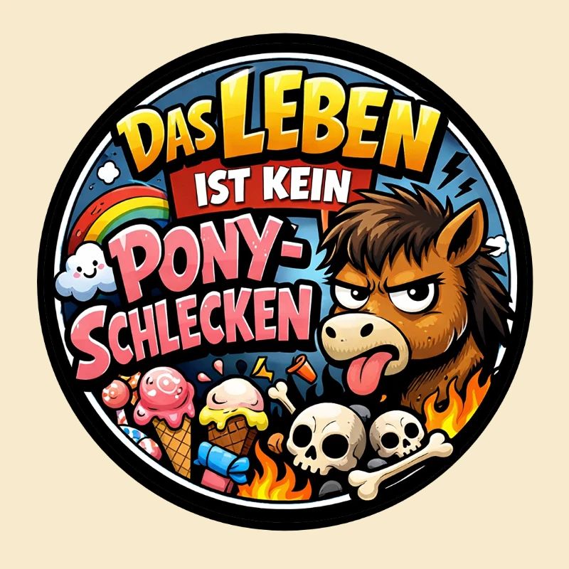 Léchage de poney