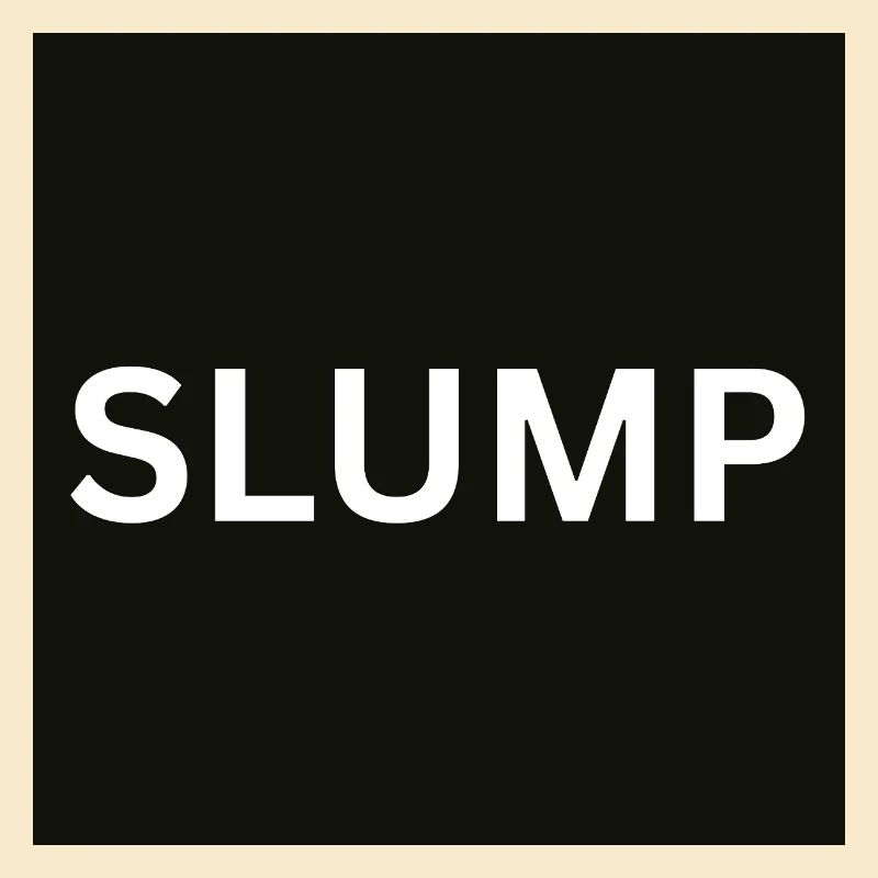 Slump Bold Text on Black