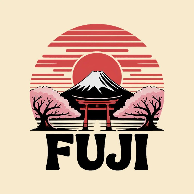 Fuji Torii Sakura in der Sonne