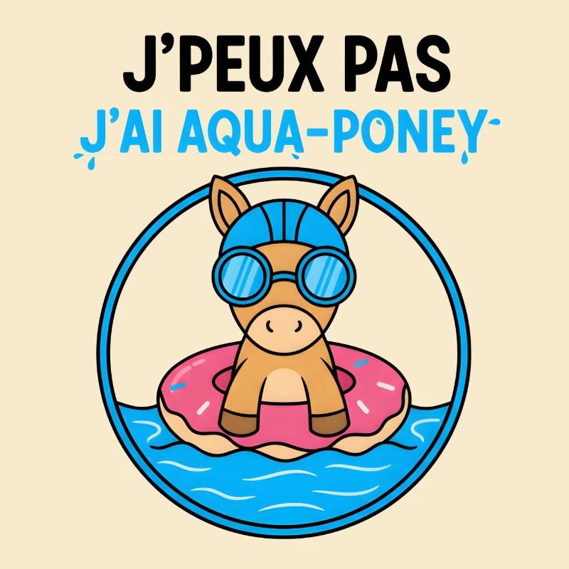 Aqua-Pony on Donut Buoy