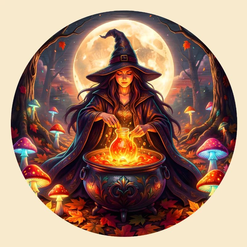 Moonlit Witch's Cauldron