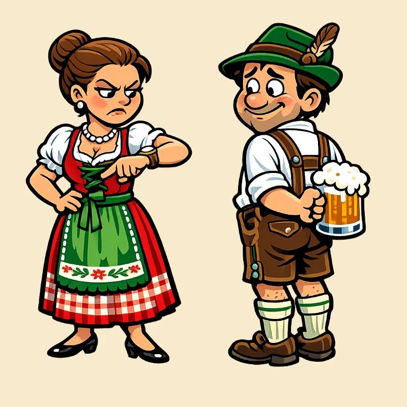 Ehe-Humor Chef & Bier