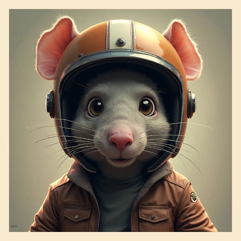 Die kleine Biker-Ratte