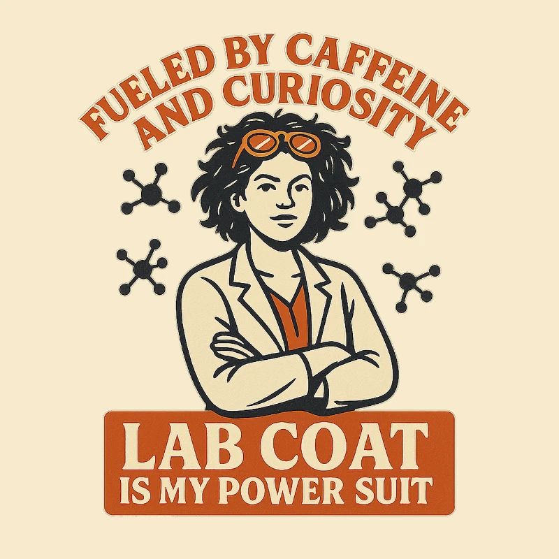 Lab Coat Power-Suit Coffee