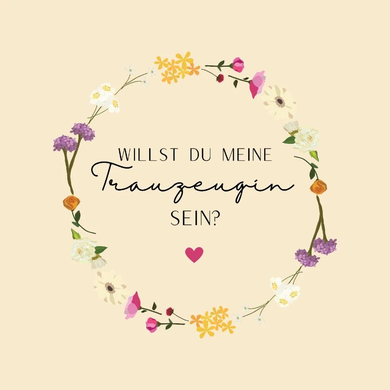 Trauzeugin fragen Idee