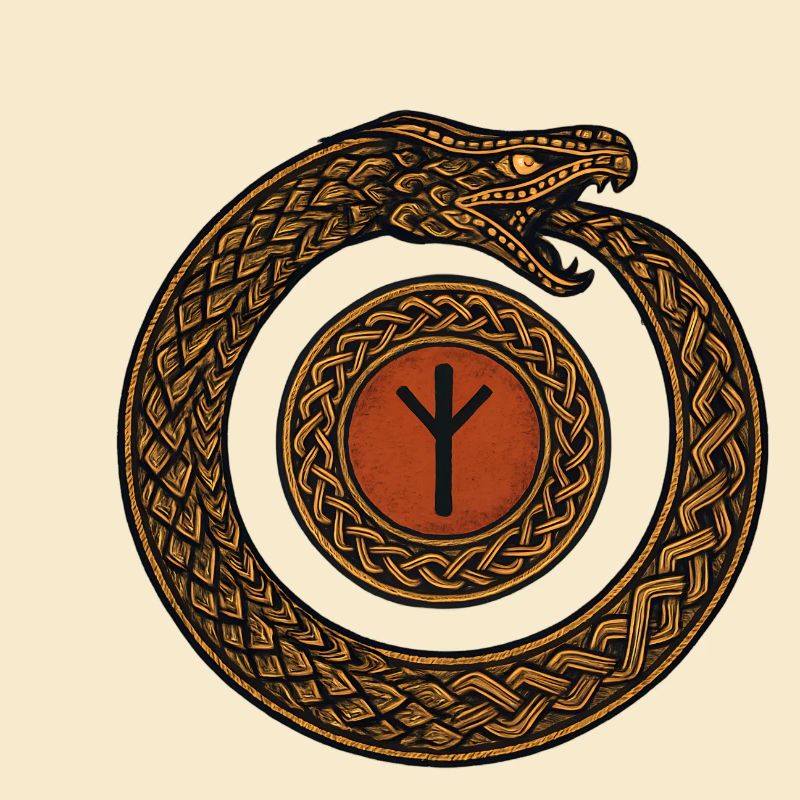Uroboros Runic Circle