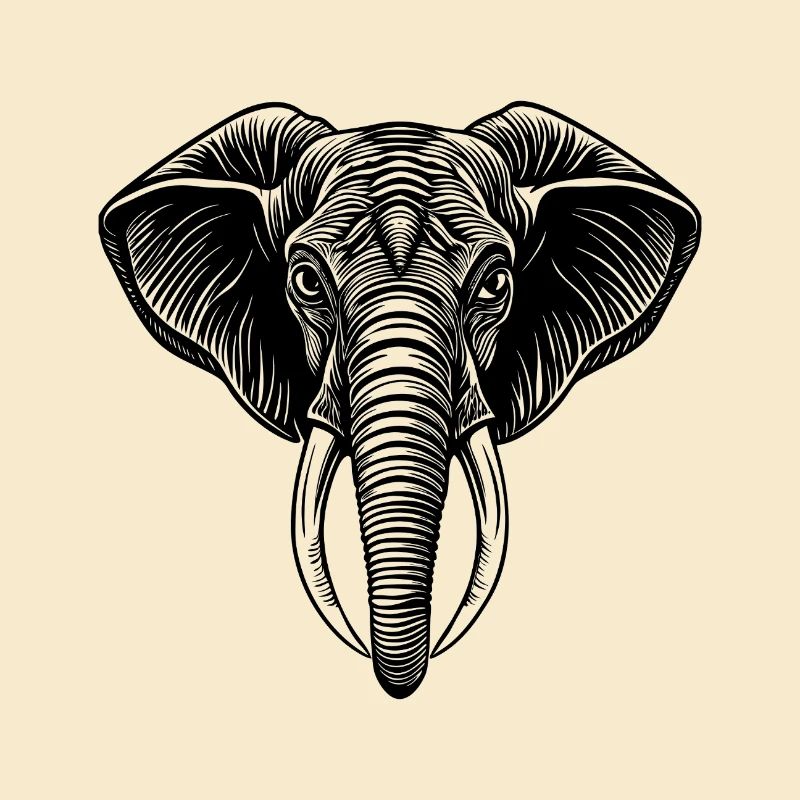 Tête d’éléphant