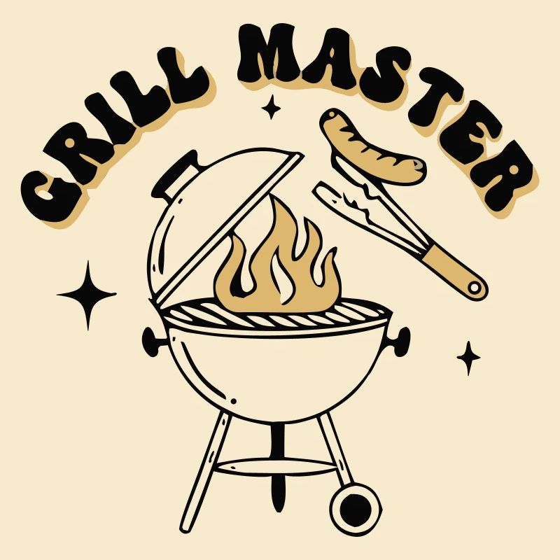 Papa du Maître BBQ Grill Drôle