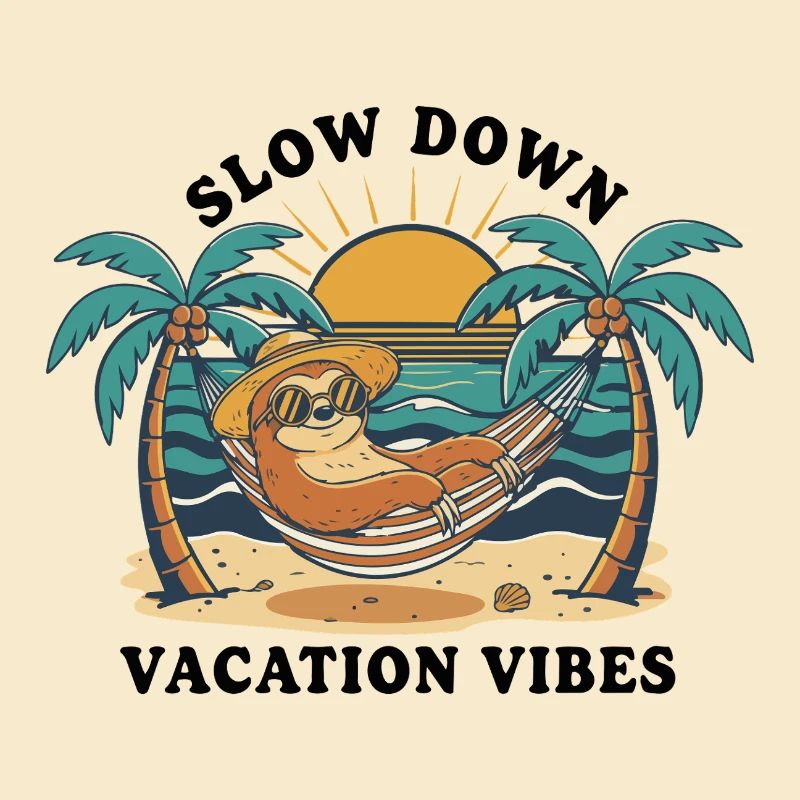 Faultier-Faultier-Hängematte – Slow Down Urlaubsstimmung
