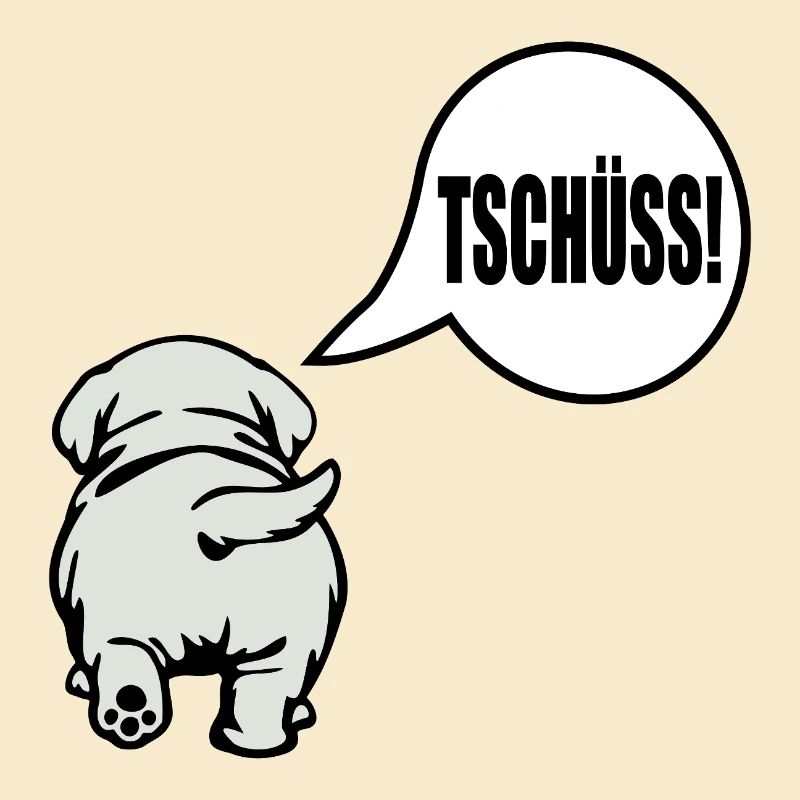 Hunde Abschied Tschüss