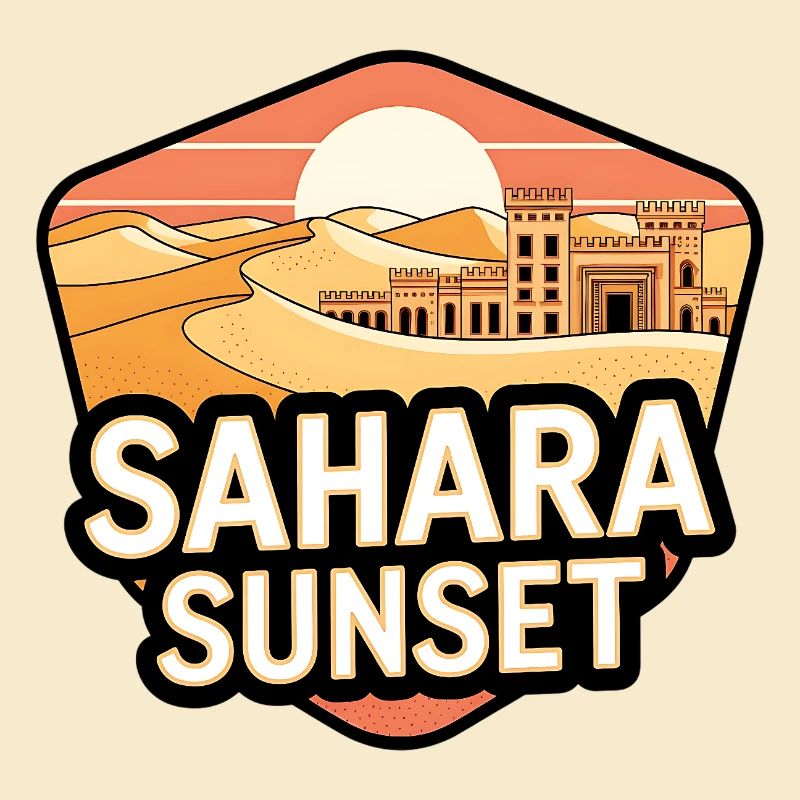 Sahara Sonnenuntergangsschloss