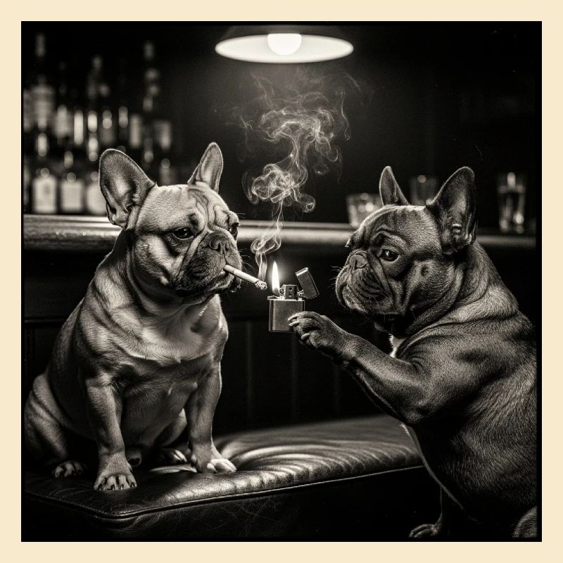 Bouledogue français – Design de chien bully mignon