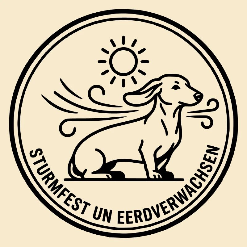 Stormproof Dachshund Badge