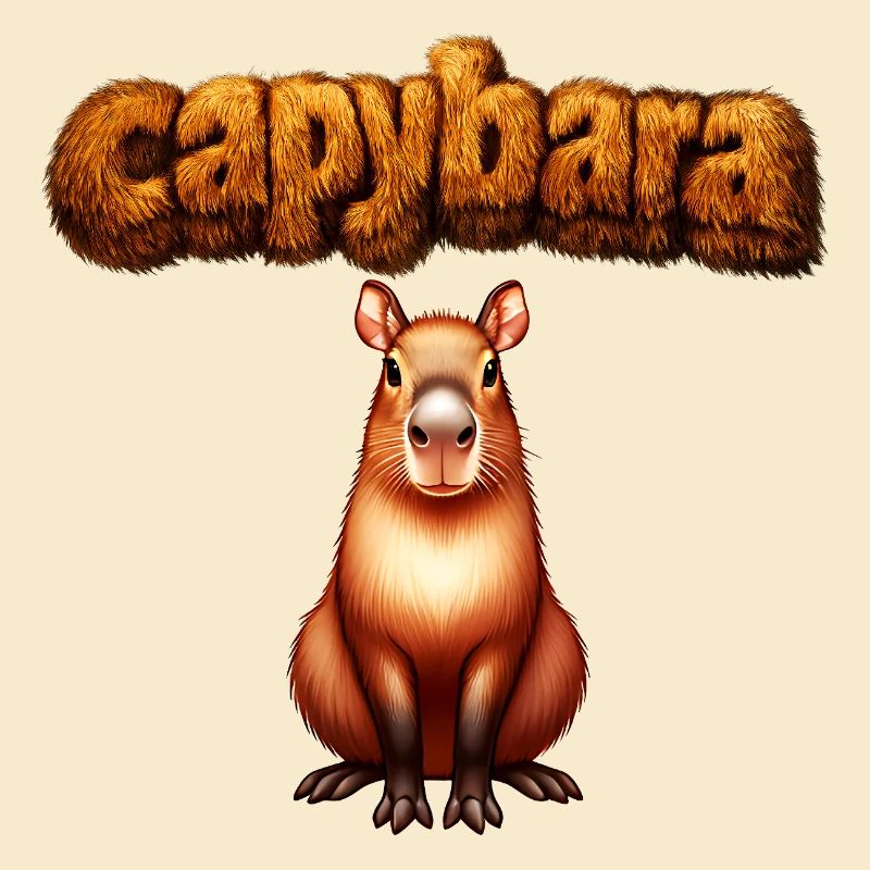 Hairy Capybara Artwork