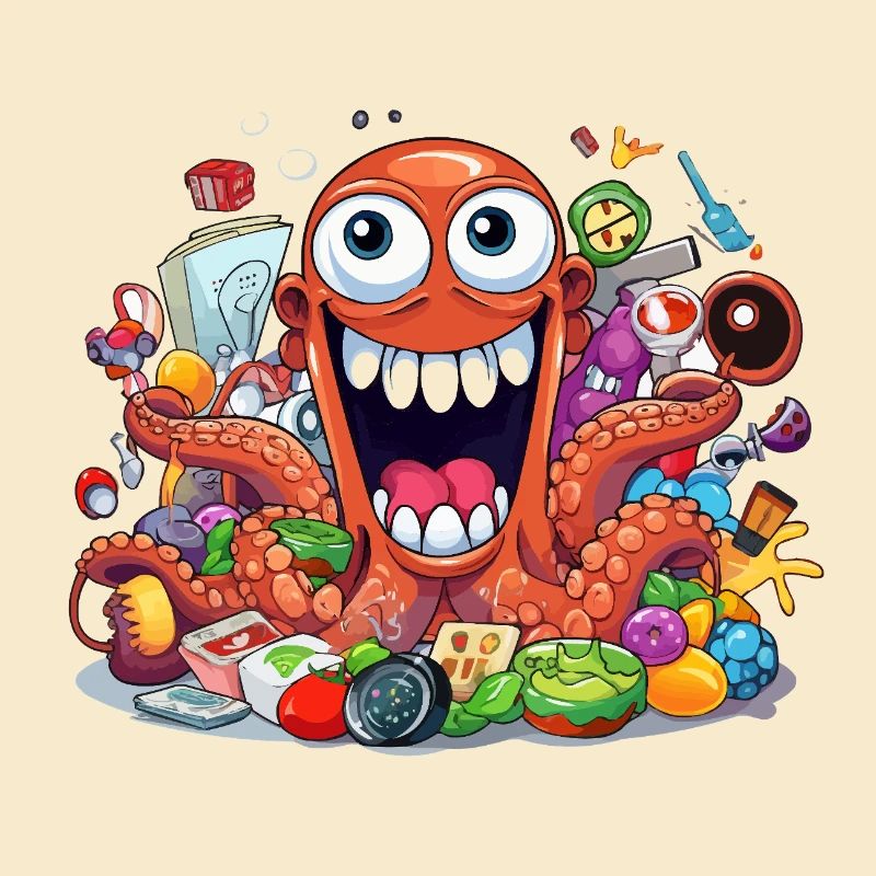 Crazy Kraken plein de gadgets