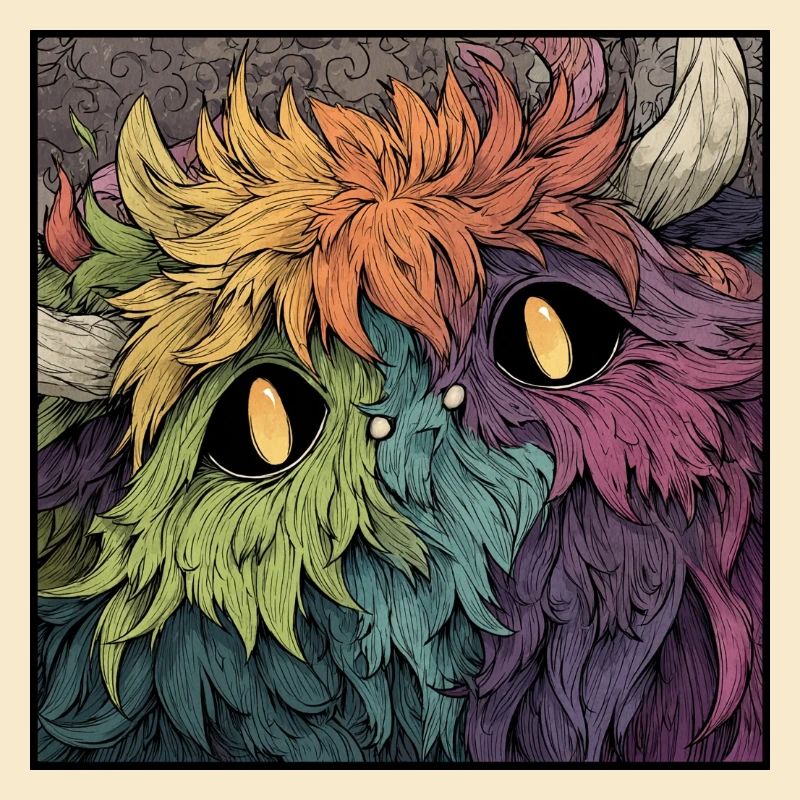 Rainbow Monster Color Game