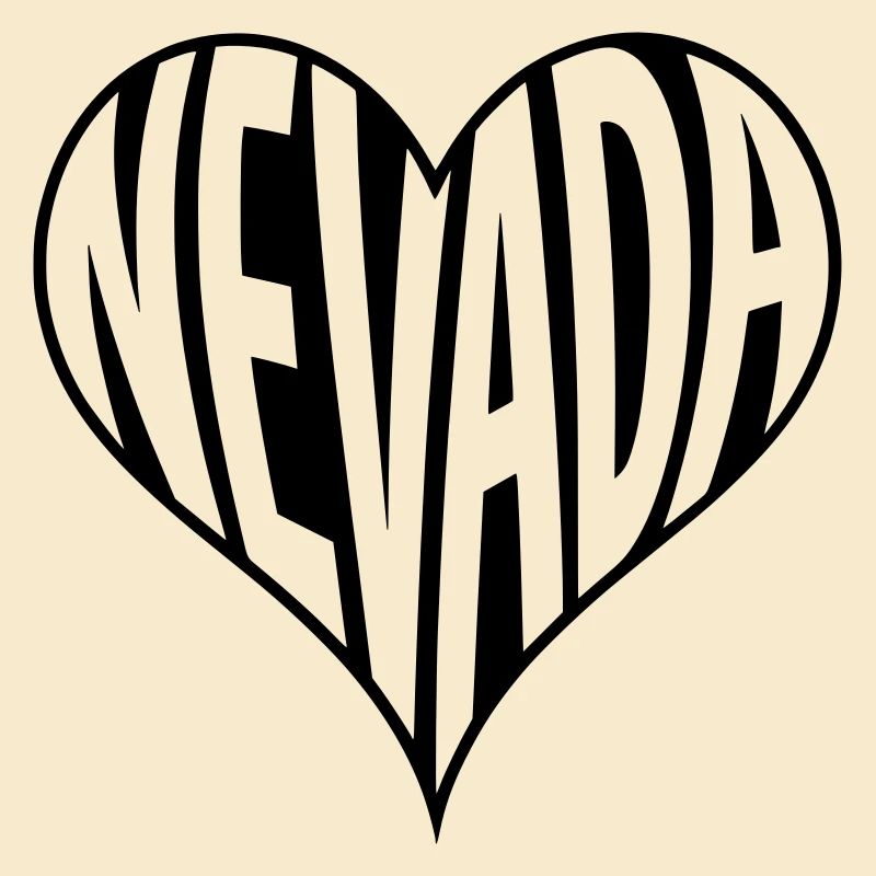 Typographie cardiaque du Nevada USA