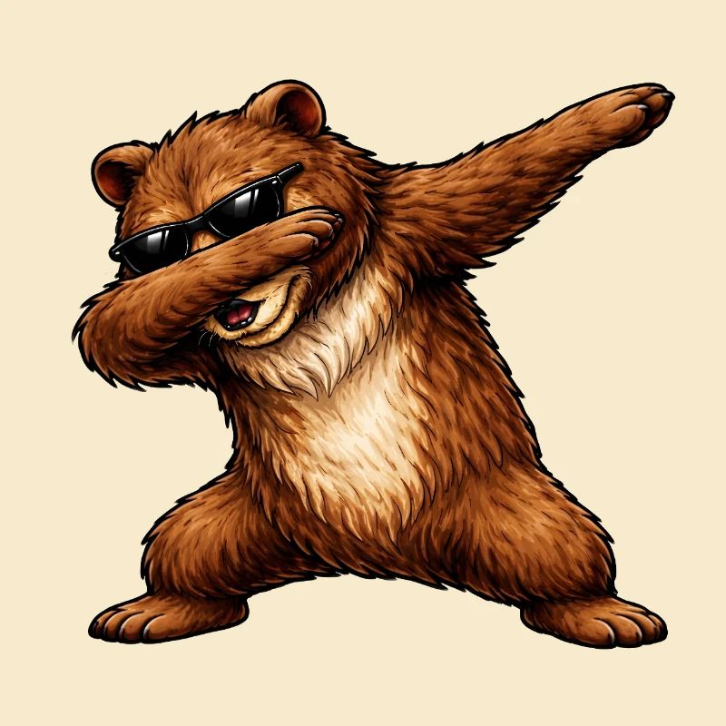 Dabbing Grizzly