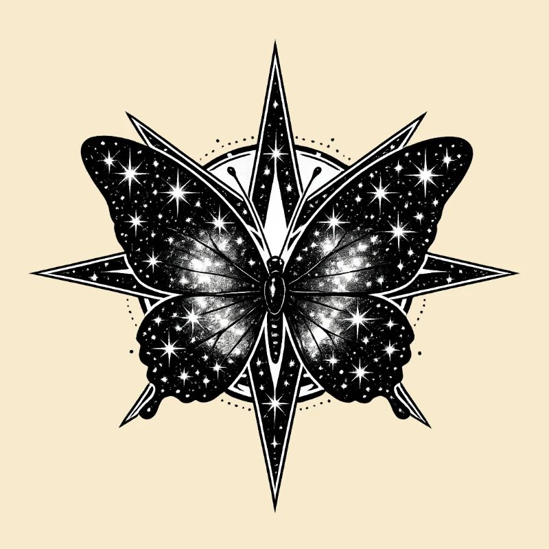 Cosmic Butterfly Compass