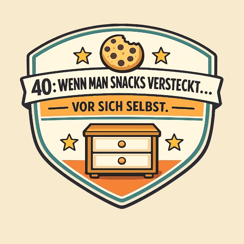40er Snackversteck Badge