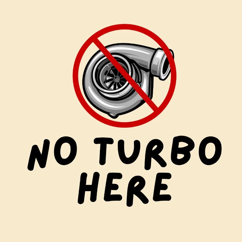 JDM sticker - no turbo here