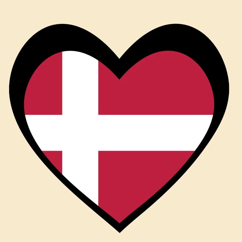 Danmark Sort Hjerte – Kærlighed til Danmark