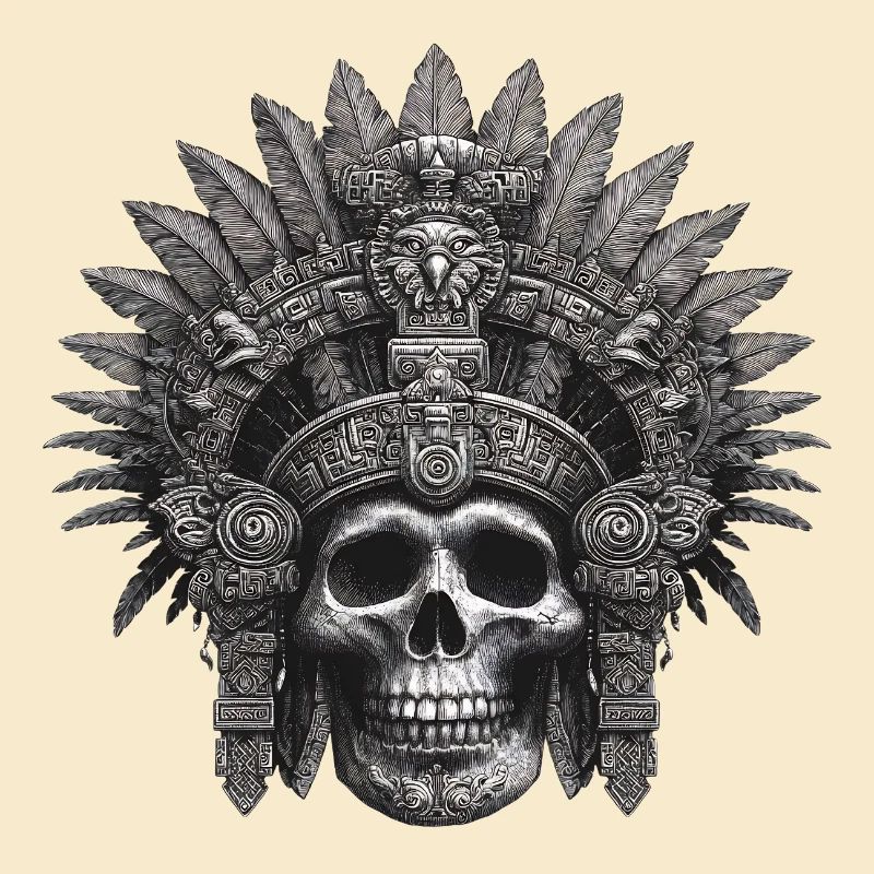 Mayan Warrior Aztec Design