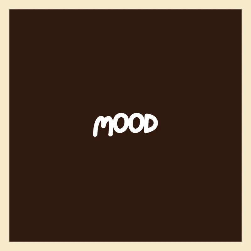 "MOOD" Graphic Tee Design