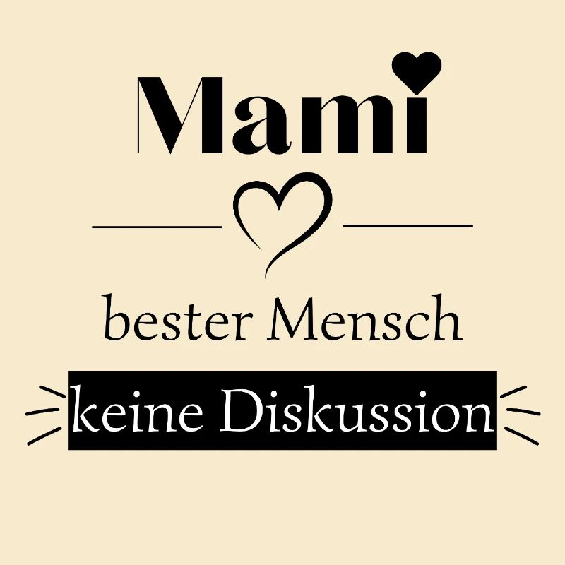 Mami bester Mensch Herz- Geschenk