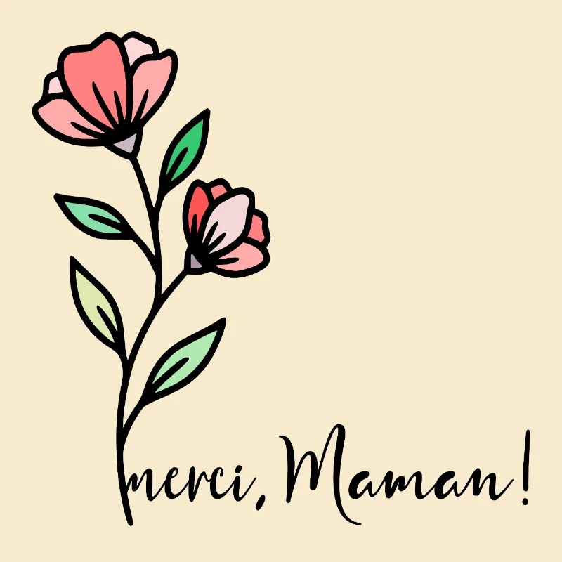 Merci Maman Fleurs
