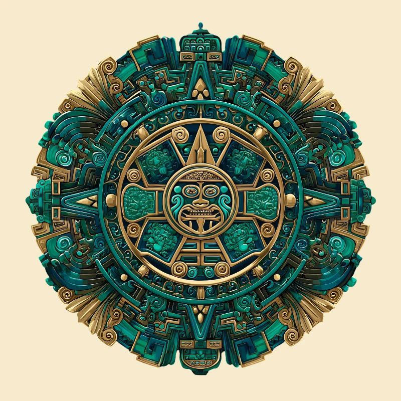 Azteken Sonnengott Mystisch