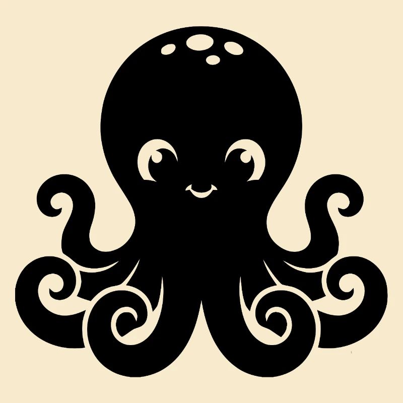 Design Petit Poulpe Mignon