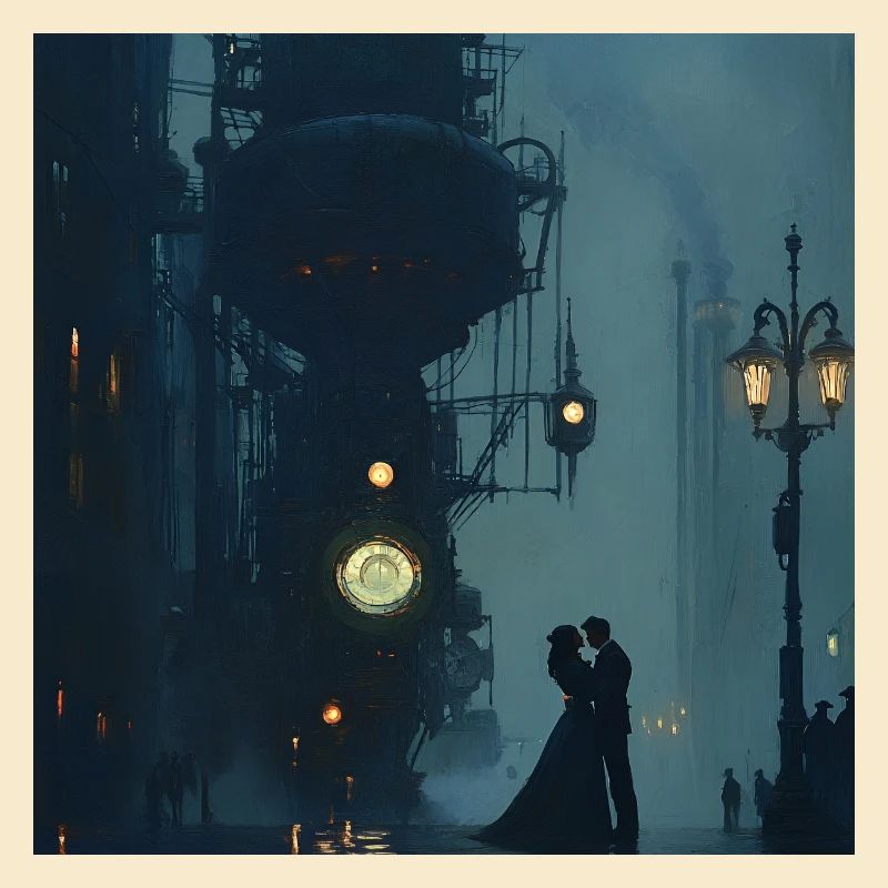 Dampferromantik im Nebel