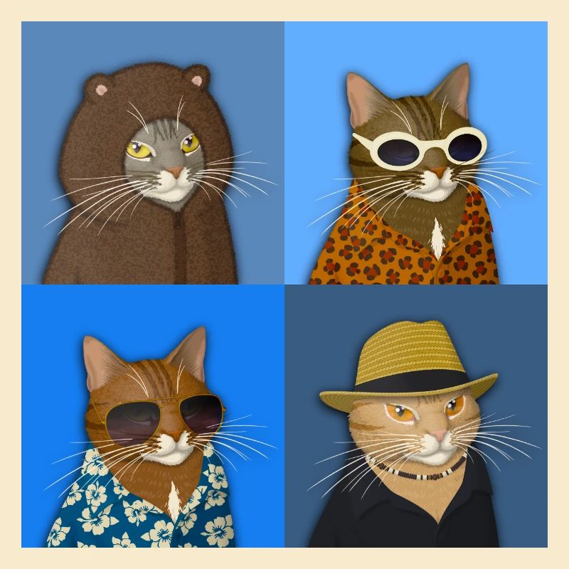 Getigerte Katzensorte