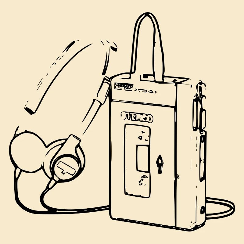 Retro Walkman Kassette