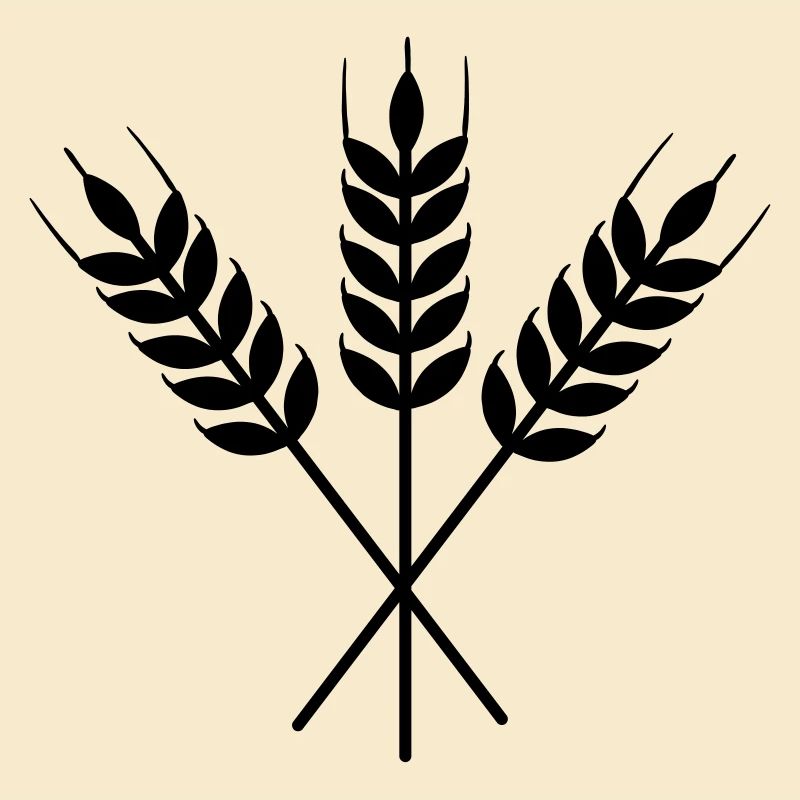 Three grain stalks