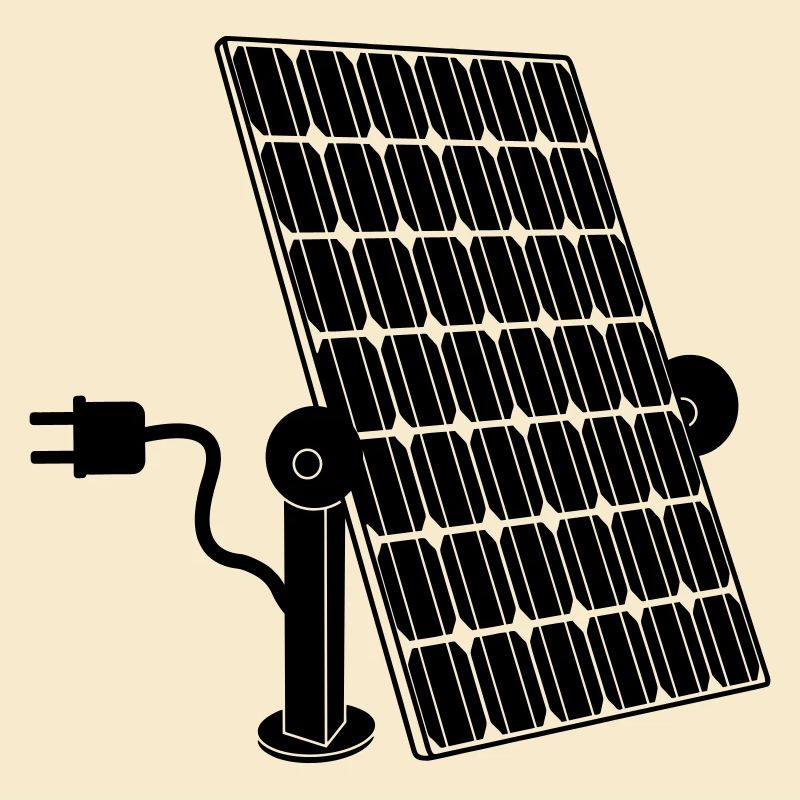 Panneau solaire avec prise