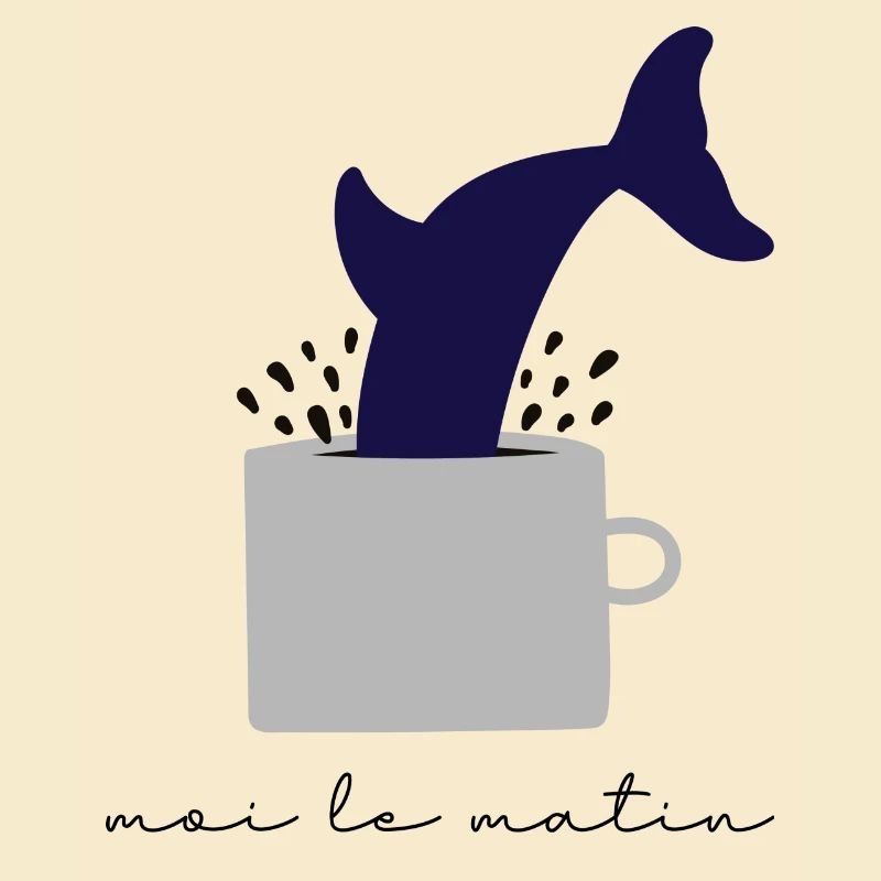 Moi le matin, plongeon et café