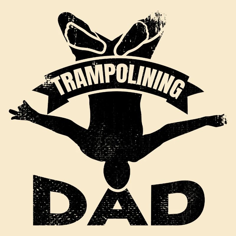 Trampoline jumper dad
