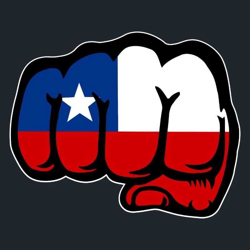 Poing du drapeau du Chili
