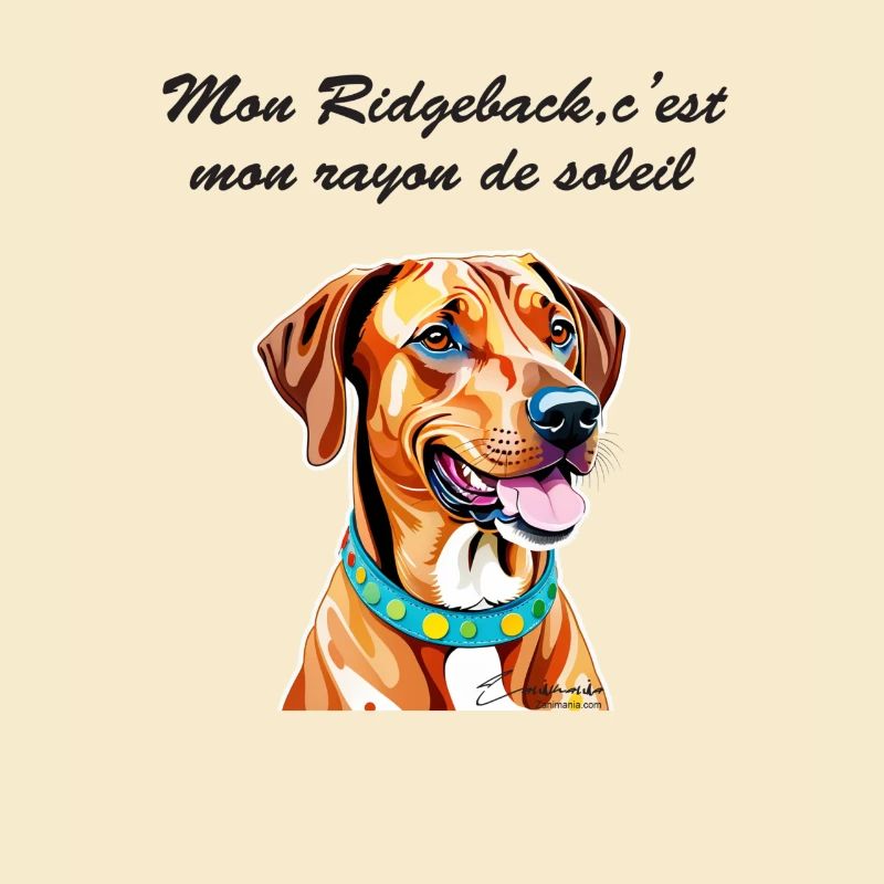 Rhodesian Ridgeback rayon de soleil