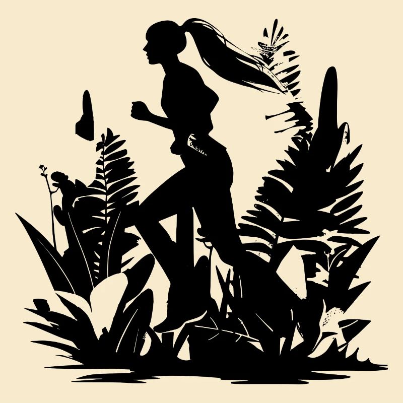 Look de bande dessinée de coureur