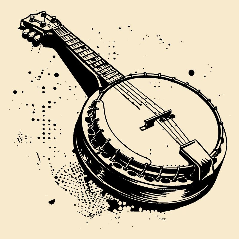 Dessin de banjo