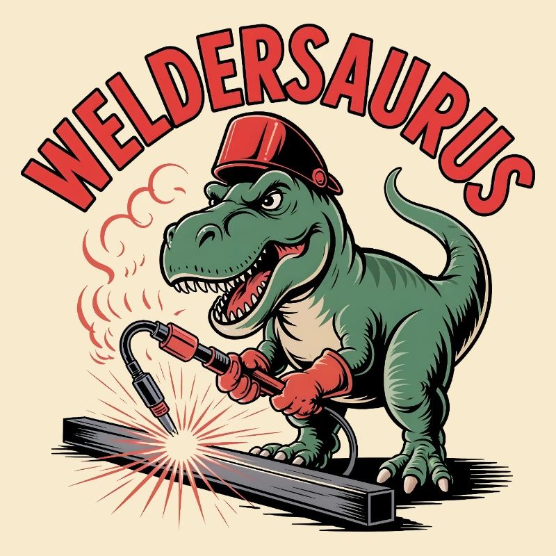 Weldersaurus Funny Welding Dinosaur