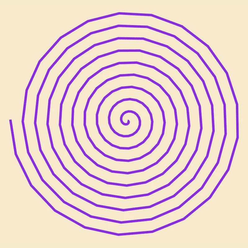 Colorful spiral pattern
