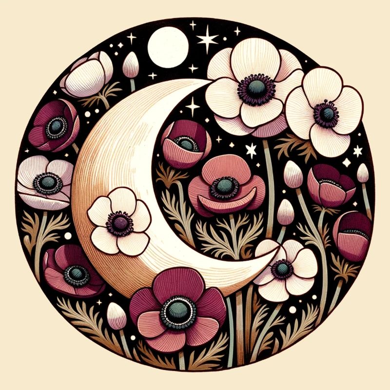 Floraison au clair de lune circulaire