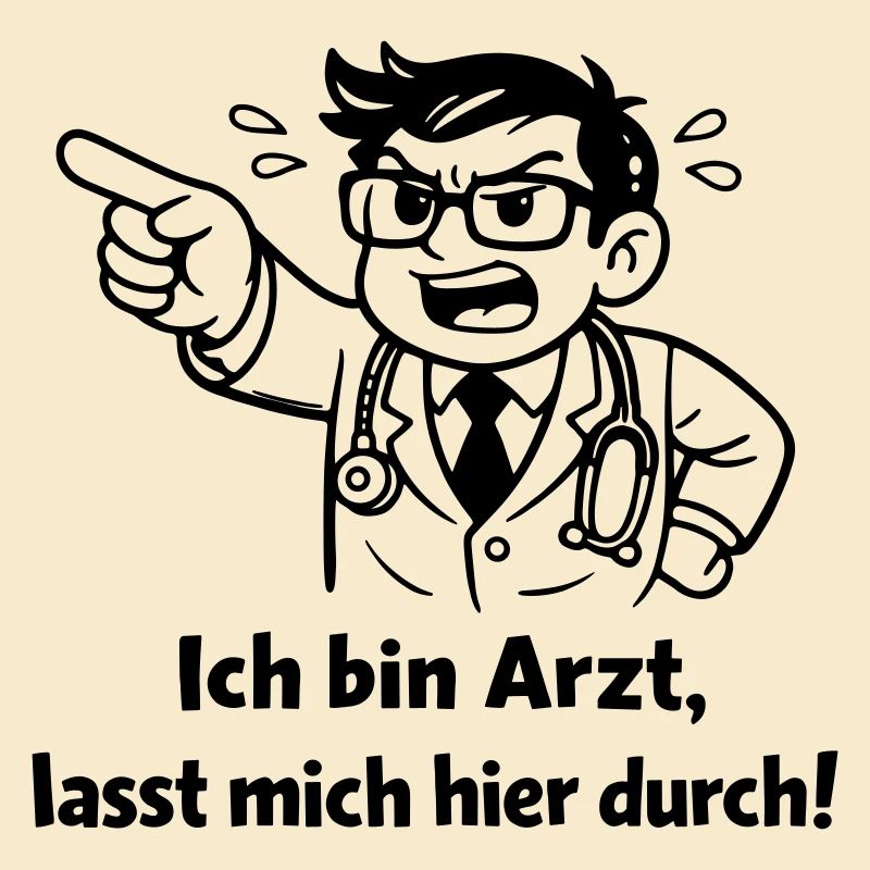 Ich bin Arzt lasst mich hier durch!